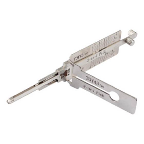 Original Lishi 2-In-1 Pick and Decoder TOY43 Ignition